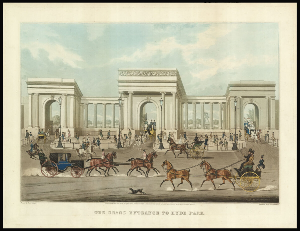 ROSENBERG, R[ichard] and C[harles] after POLLARD, James The Grand Entrance to Hyde Park.